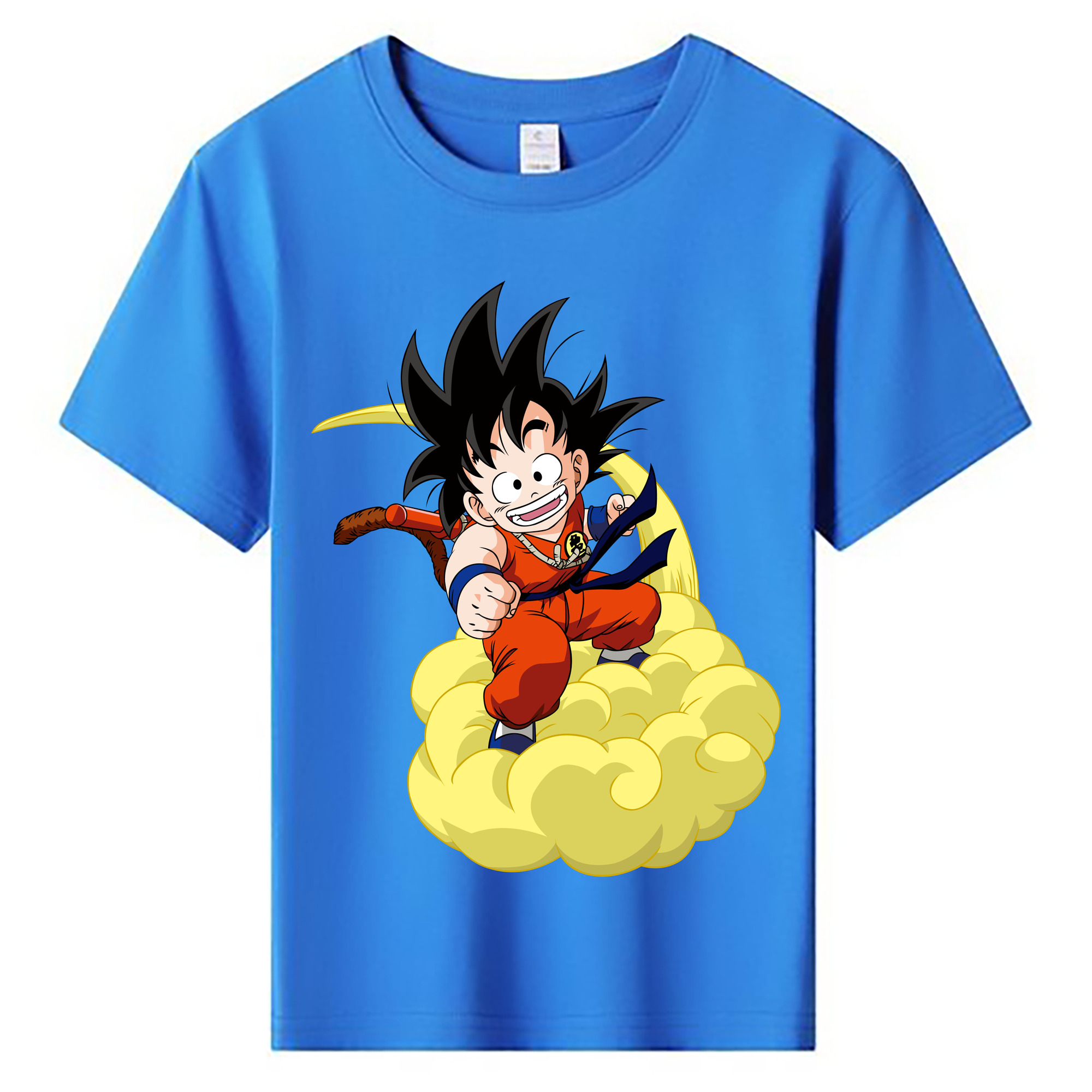 （画像用） ドラゴンボール 孫悟空（そん ごくう）Son Goku カカロット DRAGON BALL Kakarotto 綿100％キッズTシャツ（フロントプリント）